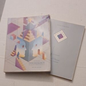 4/$40 Psychology Textbook with Geometric Cover & Student Guide - Paperback Cover